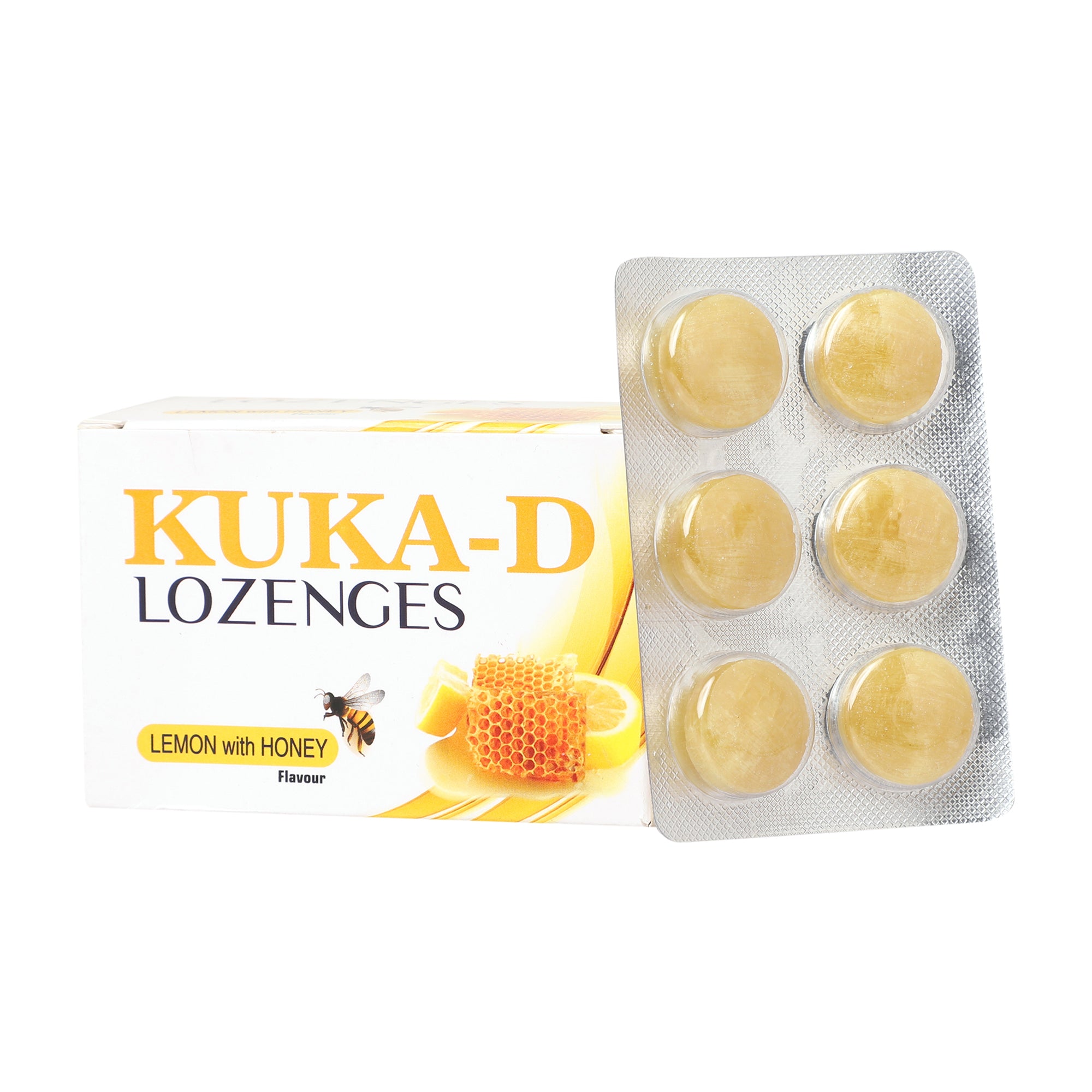 Multani Kuka lozenges Lemon With Honey Strip of 24 QTY