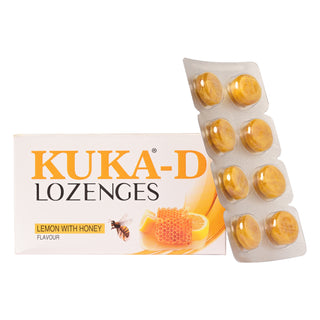 Multani Kuka Cough Lozenges | (8 x 6) Ayurvedic Drops | Relief From Cough, Sore Throat & Other Throat Problems | Ayurvedic Cough Relief Products | (48 Lozenges)