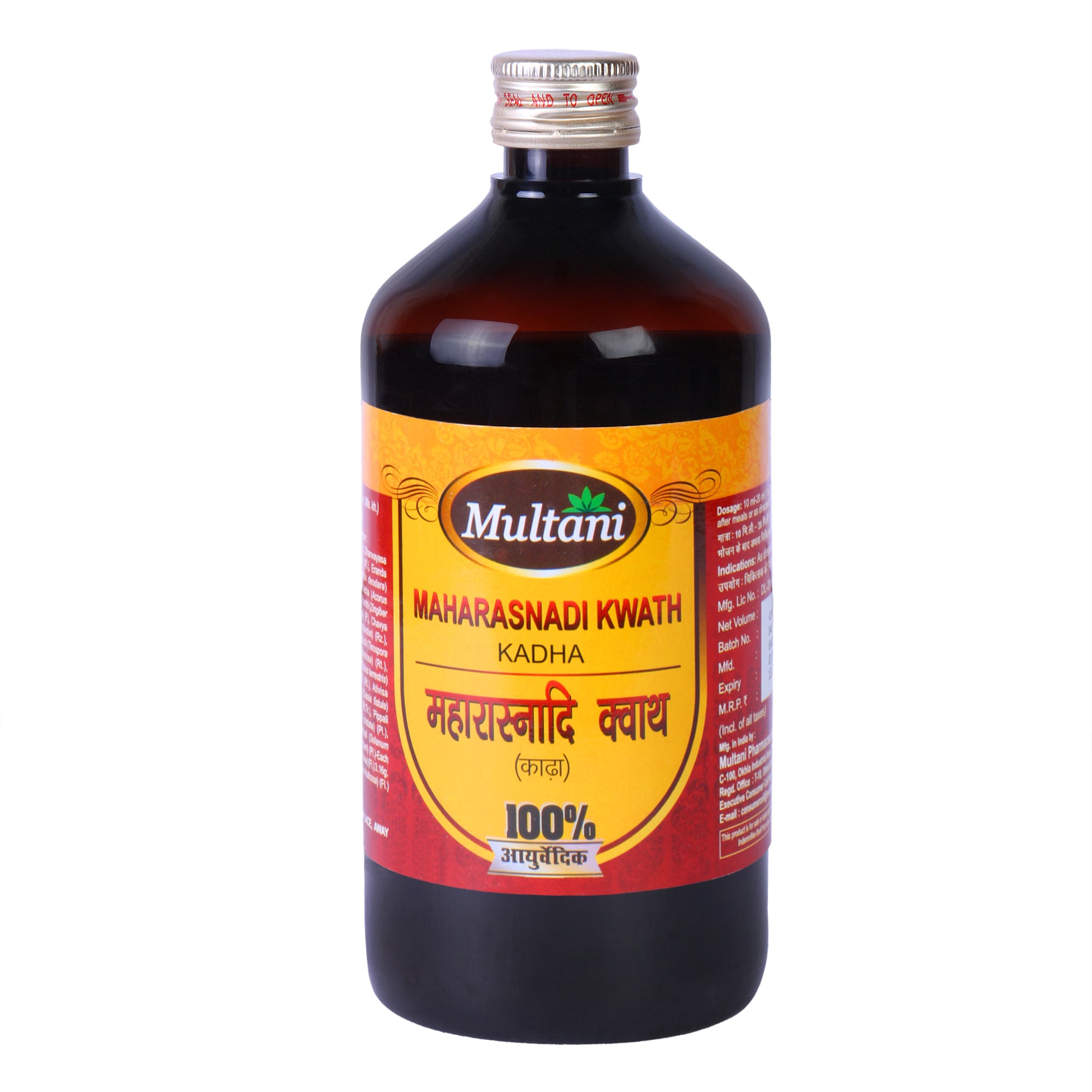 Multani Maharasnadi Kwath Kadha Bottle of 450 ML