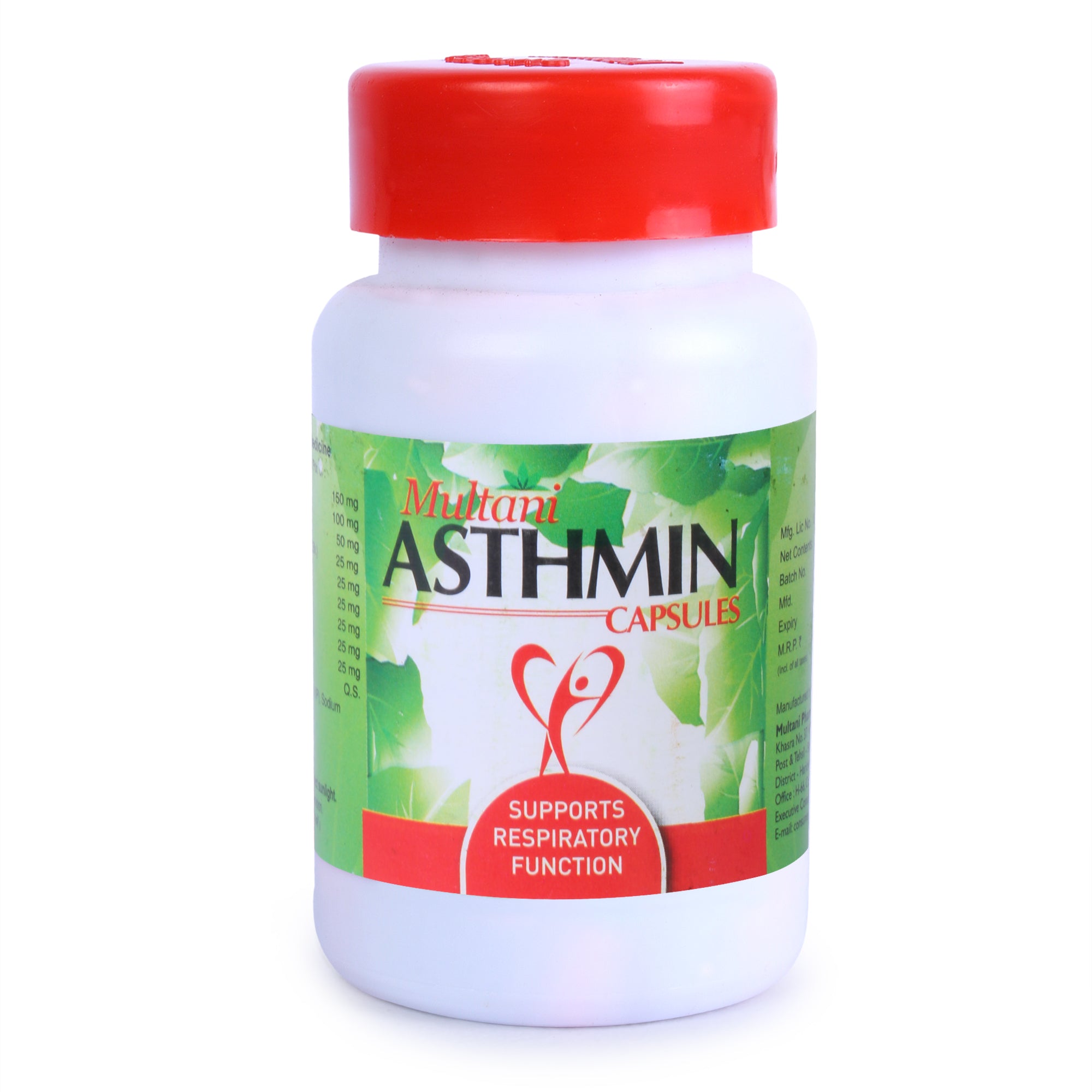 Multani Asthmin Capsule Jar of 1000 QTY